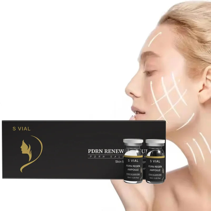 10ML﻿ Best  PDRN Salmon DNA+ 1% HA Serum For Plumping Firming & Glass Skin PDRN Peptides Age-Defying HA Serum Korean Skin Care