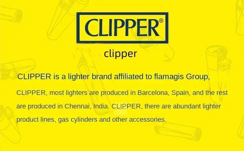 Clipper Open Flame Lighter with Grinding Wheel Small Inflatable Personalized Pattern Men's Smoking Gift