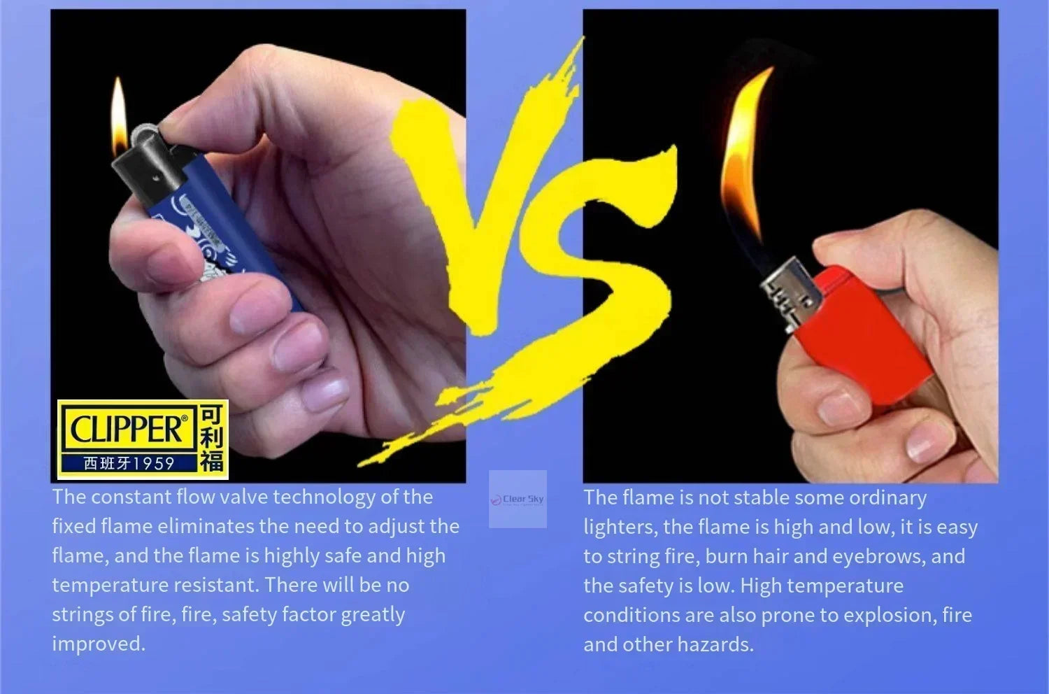 Clipper Open Flame Lighter with Grinding Wheel Small Inflatable Personalized Pattern Men's Smoking Gift
