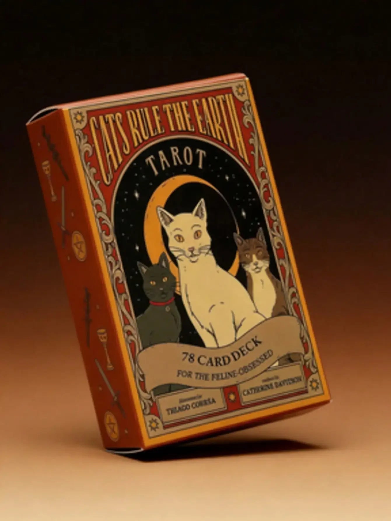 Themed Tarot Cards Deck for Beginners Fortune Telling Divination Spiritual Guidance Party Game Night Fun Gift