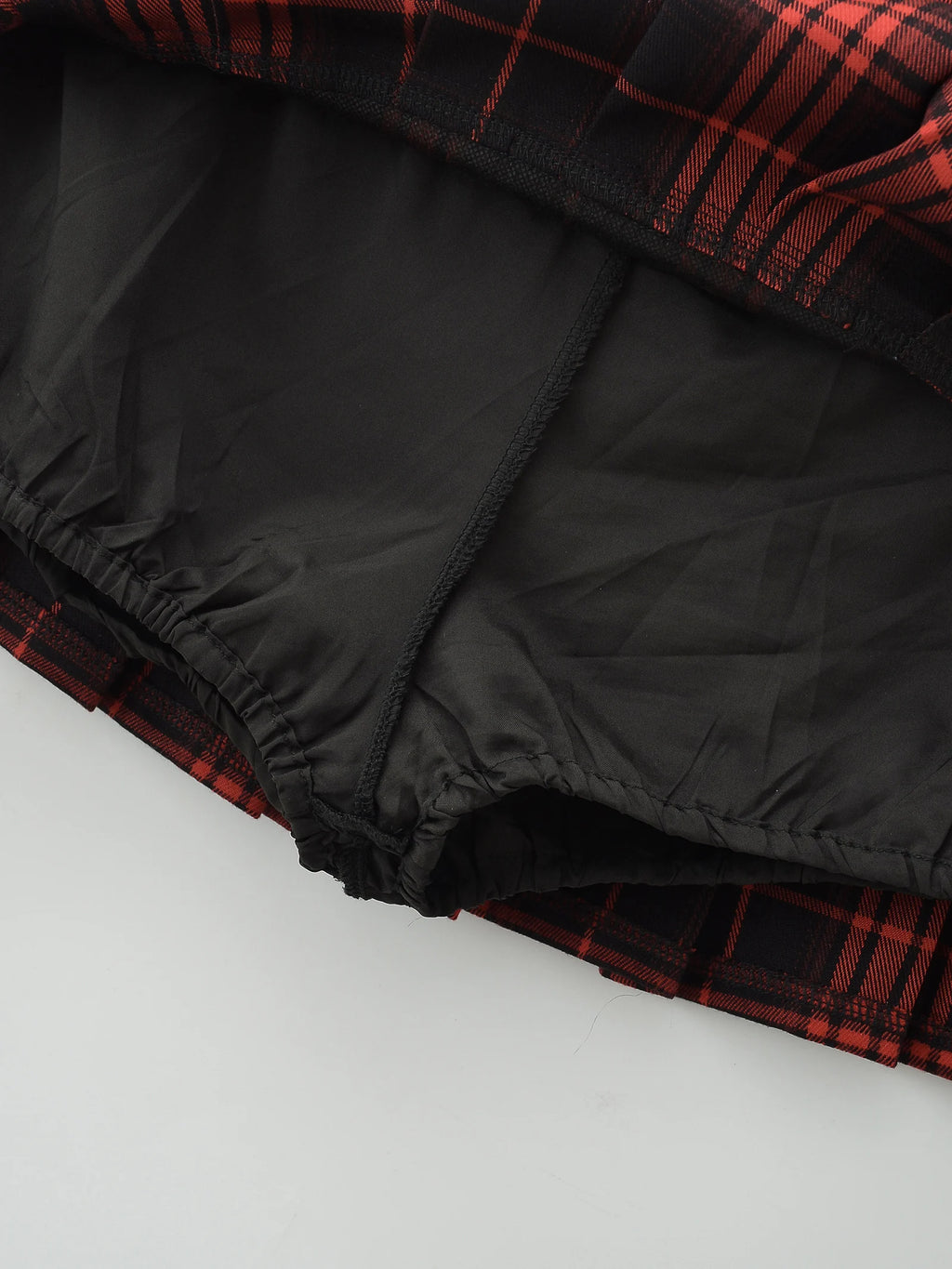 Summer Mini Skirts For Woman Vintage Korean Fashion Red Plaid Skirt Women Y2k Clothes Skirts Buttons Pleated Skirts Preppy Style