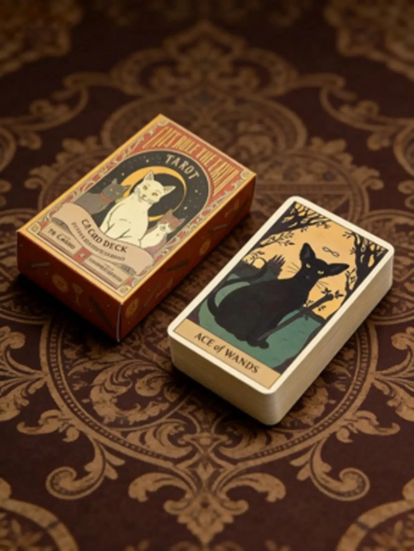 Themed Tarot Cards Deck for Beginners Fortune Telling Divination Spiritual Guidance Party Game Night Fun Gift