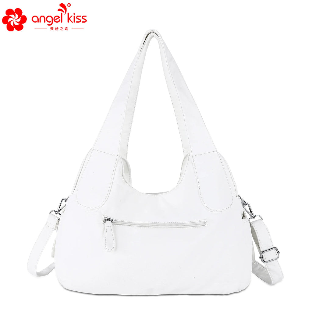 Angelkiss Frauen Handtaschen Mode Schulter Tasche Große Tote Top-griff Shopping-Pack Multifunktionale Satchel Dame Geldbeutel