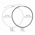 Fashion Double Layered Black Bead Star Choker Necklace Punk Pentagram Leather Rope Necklaces For Women Girls