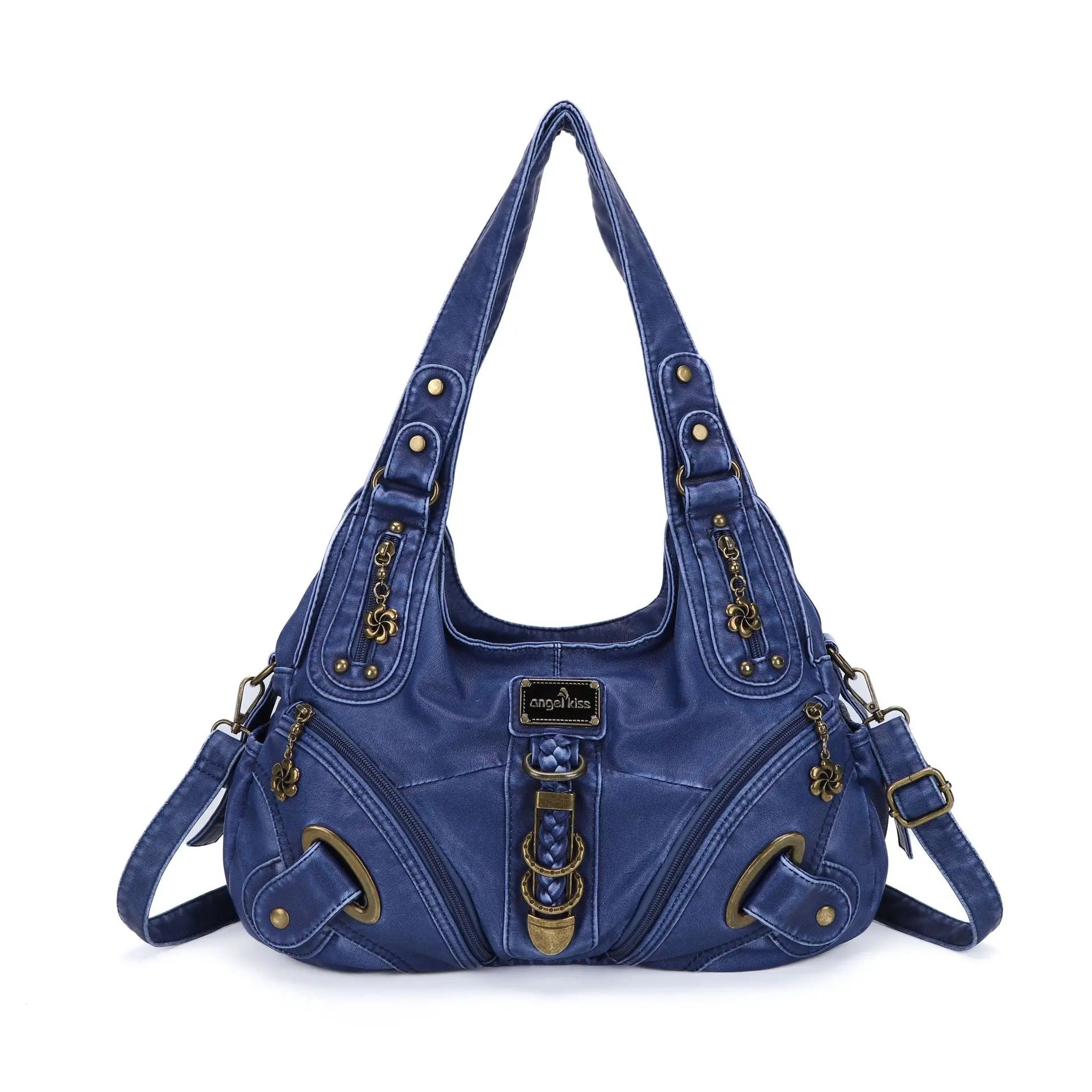 Angelkiss Frauen Handtaschen Mode Schulter Tasche Große Tote Top-griff Shopping-Pack Multifunktionale Satchel Dame Geldbeutel