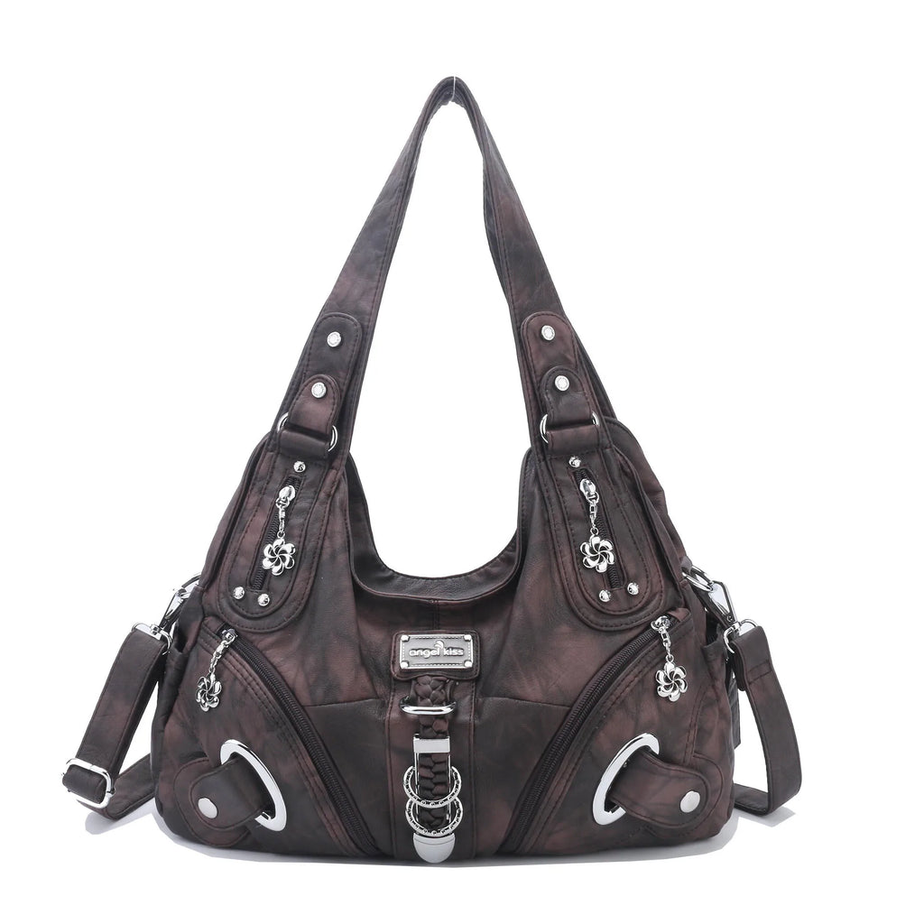 Angelkiss Frauen Handtaschen Mode Schulter Tasche Große Tote Top-griff Shopping-Pack Multifunktionale Satchel Dame Geldbeutel