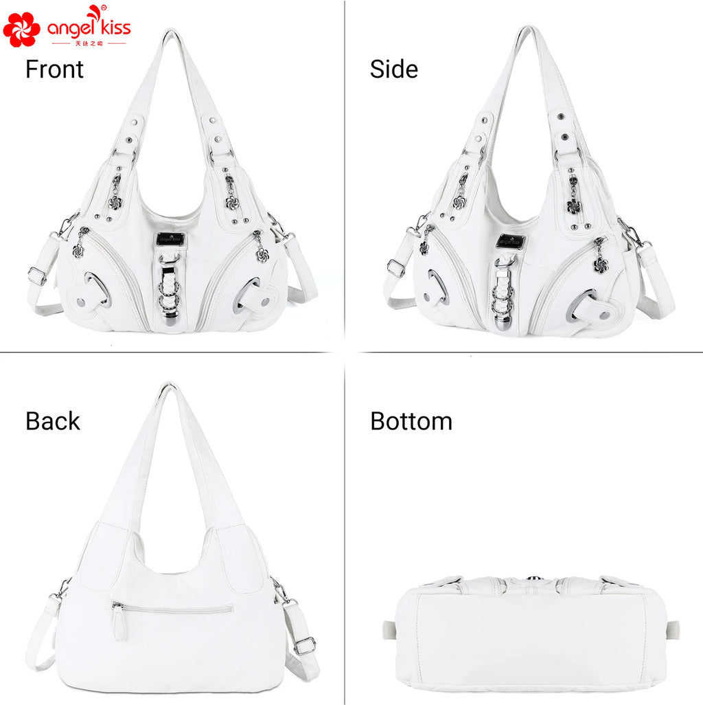 Angelkiss Frauen Handtaschen Mode Schulter Tasche Große Tote Top-griff Shopping-Pack Multifunktionale Satchel Dame Geldbeutel