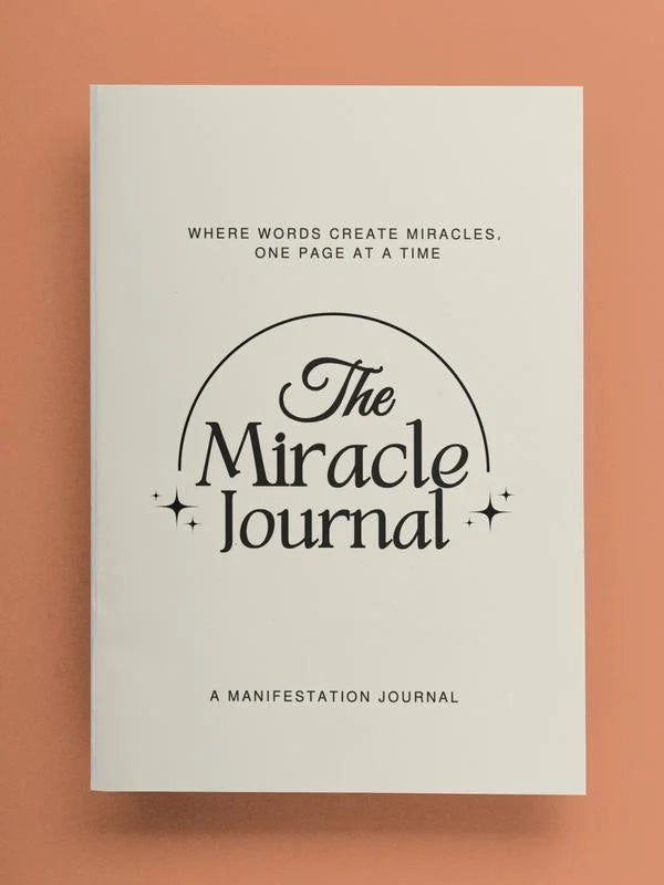 The Miracle Journal – Manifestation Notebook for Gratitude, Affirmations & Goal Setting