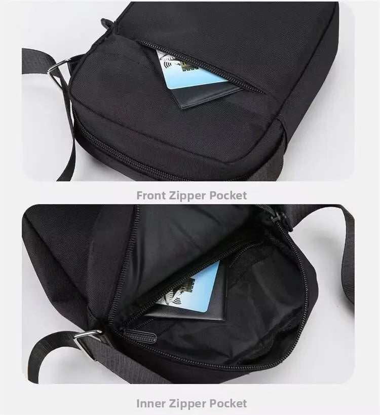 Jesus Cross Print Design Mini Shoulder Bags Men Women Lightweight Multifunctional Messenger Bag Male Daily Commute Crossbody Bag