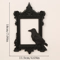 Cross-Border Gothic Dark Style Carved Crow Decorative Photo Frame For Dark Retro-Style Home Wall Decoration Scenario