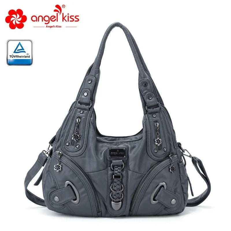 Angelkiss Frauen Handtaschen Mode Schulter Tasche Große Tote Top-griff Shopping-Pack Multifunktionale Satchel Dame Geldbeutel
