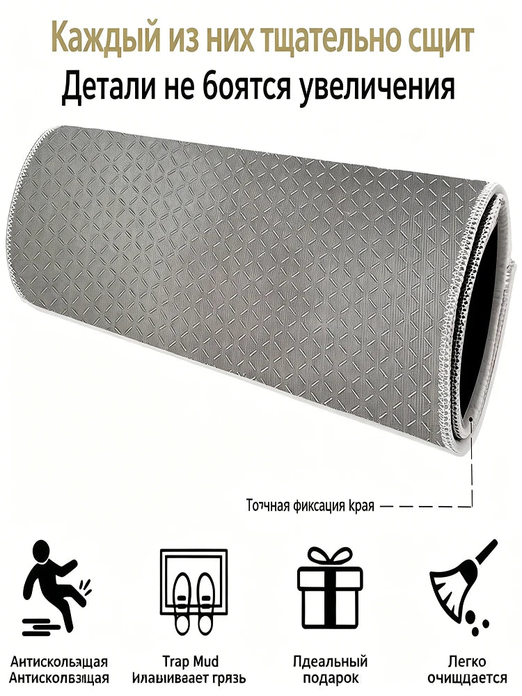 Streetwear Tattoo Letter Rug, Black and White Gothic Non-Slip Floor Mat for Bedroom & Living Room, Chic Dark Home Decor Carpet