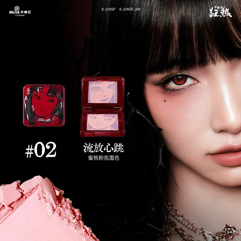 Little Ondine Cream Blusher Floating Shadow Powder Blush Brightens Nature Long-Lasting Blush Makeup Palette De Blushes Palette