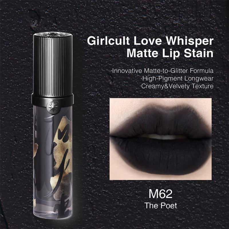 Girlcult Lip Cream Mud Thin Matte Soft Mist Velvet Liquid Lipstick Longlasting Transfer Proof 3.8g Makeup Cosmetics