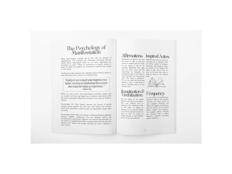The Miracle Journal – Manifestation Notebook for Gratitude, Affirmations & Goal Setting