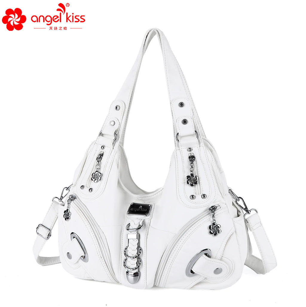 Angelkiss Frauen Handtaschen Mode Schulter Tasche Große Tote Top-griff Shopping-Pack Multifunktionale Satchel Dame Geldbeutel