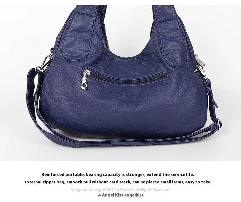 Angelkiss Frauen Handtaschen Mode Schulter Tasche Große Tote Top-griff Shopping-Pack Multifunktionale Satchel Dame Geldbeutel
