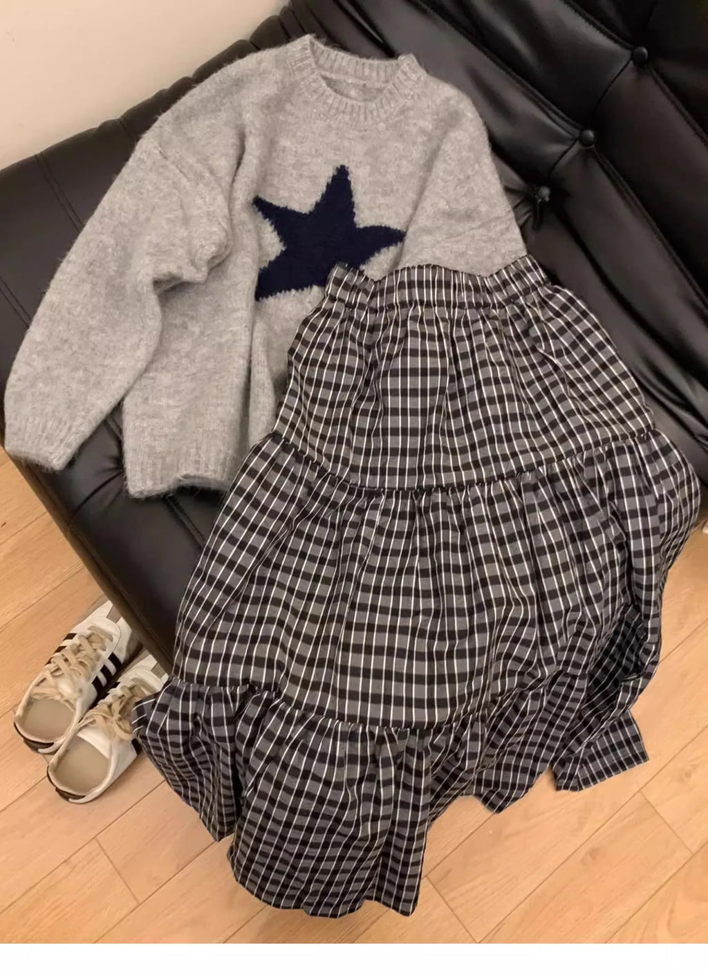 Soft Cozy round Ne Knitted Sweater Women's Loose Fit Autumn Winter Lazy College Sle fiti Print Long Sve Top